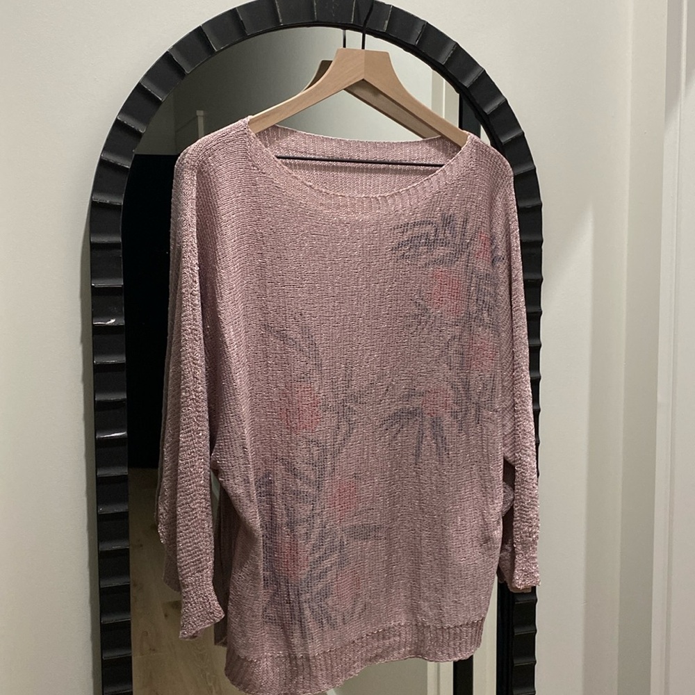 Dolman Sleeve Knit Blouse